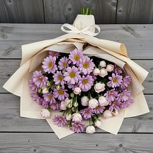 Букет цветов из:  Розы и Хризантемы в Североуральске
