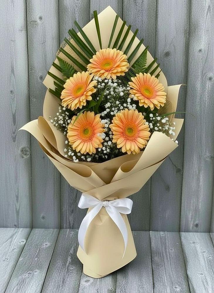 Букет цветов из: Герберы в Североуральске